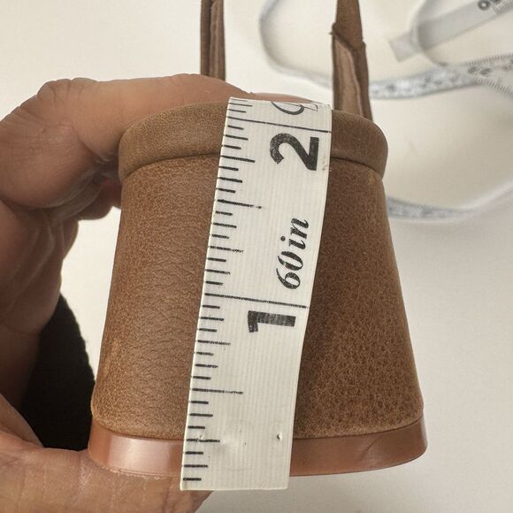 NWOB J.Jill Light Brown Leather Dressy Minimalist Suri Slingback Shoes, Sz. 7 - Picture 11 of 11